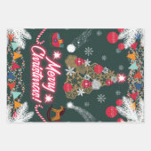 Evergreen Joy of Christmas Geschenkpapier Set (Vorderseite 2)