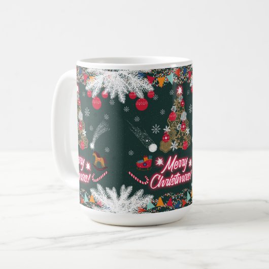 Evergreen Joy of Christmas Kaffeetasse (Vorderseite Links)