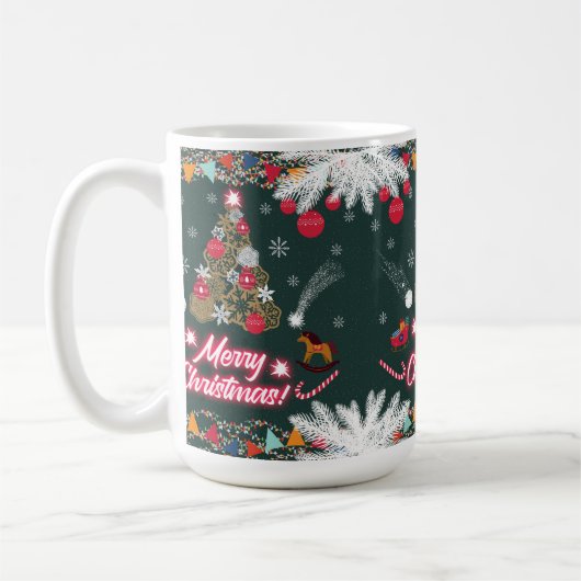 Evergreen Joy of Christmas Kaffeetasse (Links)