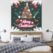 Evergreen Joy of Christmas Leinwanddruck (Insitu (Schlafzimmer))