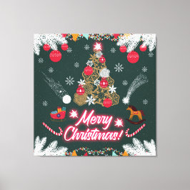 Evergreen Joy of Christmas Leinwanddruck