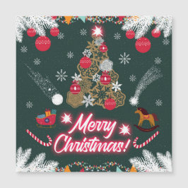 Evergreen Joy of Christmas Magnetkarte