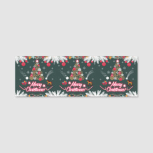 Evergreen Joy of Christmas Namensschild