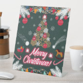 Evergreen Joy of Christmas Sockelschild (In Situ)