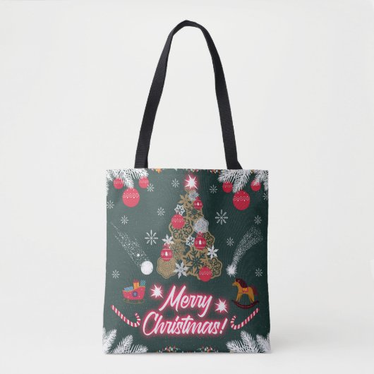 Evergreen Joy of Christmas Tasche (Vorderseite)