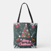 Evergreen Joy of Christmas Tasche (Rückseite)