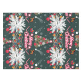 Evergreen Joy of Christmas Tischdecke (Vorderseite (Horizontal))