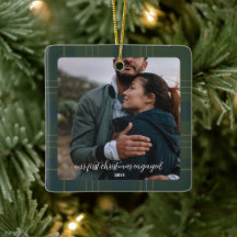 Evergreen Kariert Verlobung | Rustikaler Flannel T