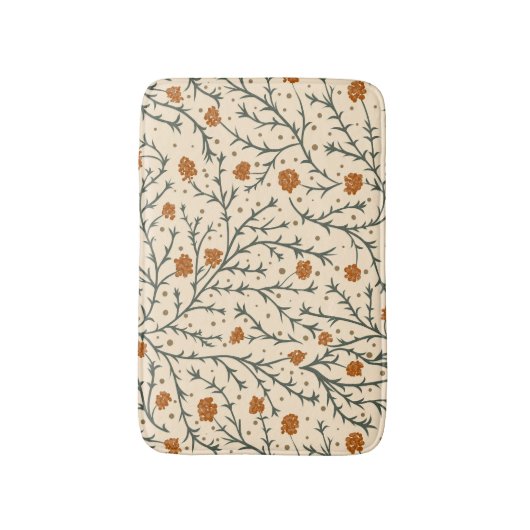 Evergreen Kisses Under the Mistletoe Badematte (Vorderseite Vertikal)