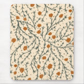 Evergreen Kisses Under the Mistletoe Heart Mousepad (Vorne)