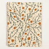 Evergreen Kisses Under the Mistletoe Heart Planer (Vorderseite)