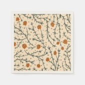 Evergreen Kisses Under the Mistletoe Serviette (Vorderseite)