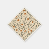 Evergreen Kisses Under the Mistletoe Serviette (Ecke)