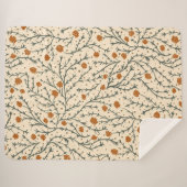 Evergreen Kisses Under the Mistletoe Sherpadecke (Vorderseite (Horizontal))