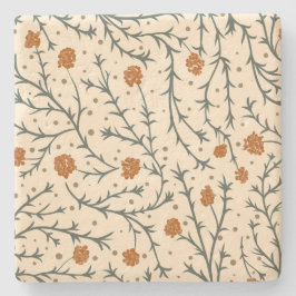 Evergreen Kisses Under the Mistletoe Steinuntersetzer