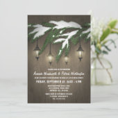 Evergreen Lantern Probe Dinner Einladungen (Stehend Vorderseite)