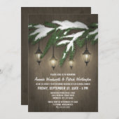 Evergreen Lantern Probe Dinner Einladungen (Vorne/Hinten)