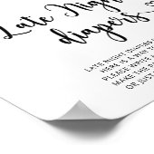 Evergreen Late night diaper game Poster (Ecke)