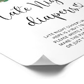 Evergreen Late night diaper game Poster (Ecke)