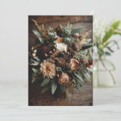 Evergreen Liebe | Wild Grace Einladung (Stehend Vorderseite)