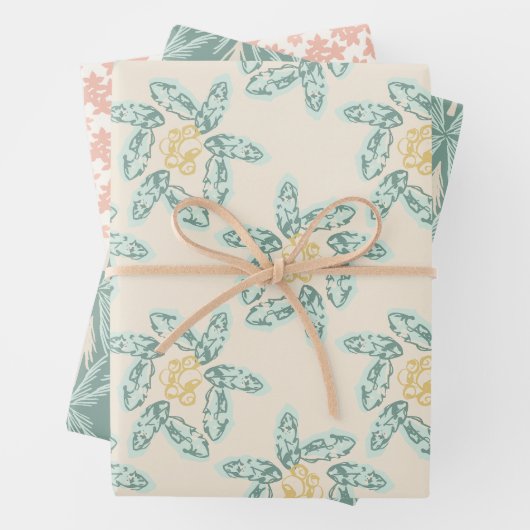 Evergreen Mix Geschenkpapier Set (Beispiel)