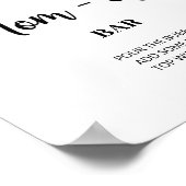 Evergreen Momosa Bar Poster (Ecke)