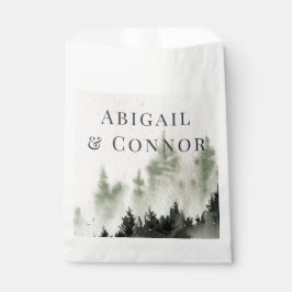 Evergreen Mountain Mist Rustikaler Winter White Gr Geschenktütchen