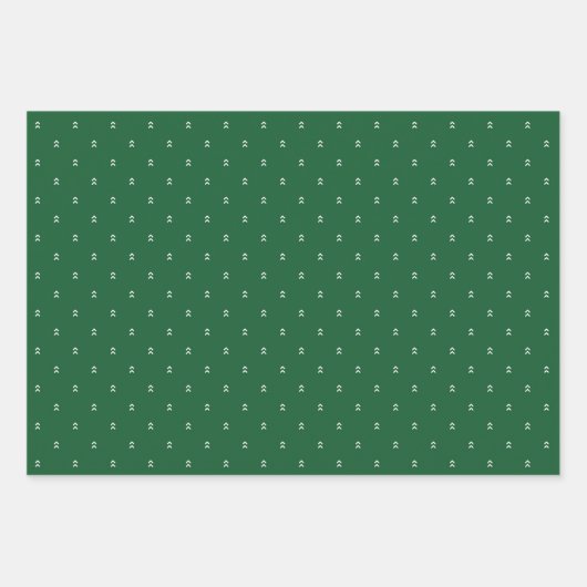 Evergreen-Muster Geschenkpapier Set (Vorderseite 2)