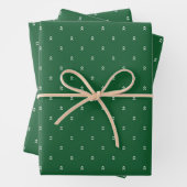 Evergreen-Muster Geschenkpapier Set (Beispiel)