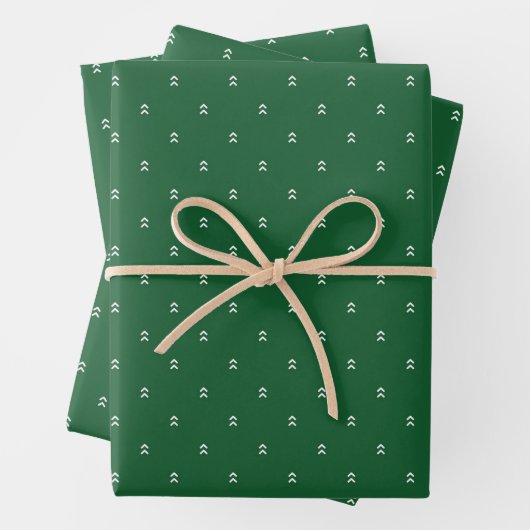 Evergreen-Muster Geschenkpapier Set (Beispiel)