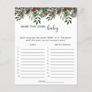 Evergreen Name - das Gesangsbaby Dusche-Spiel