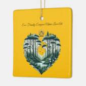 Evergreen Nature Lover Art Keramikornament (Links)