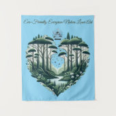 Evergreen Nature Lover Art Wandteppich (Vorderseite)