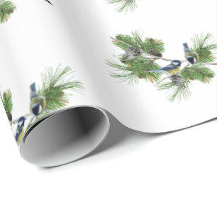 Evergreen Nest Weihnachtswrapping Geschenkpapier