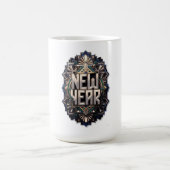 Evergreen New Year T-Shirt, Premium Art Kaffeetasse (Mittel)