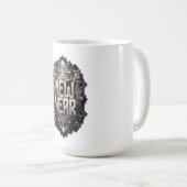 Evergreen New Year T-Shirt, Premium Art Kaffeetasse (VorderseiteRechts)