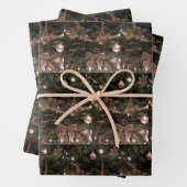 Evergreen & Ornaments Weihnachtswrapping Paper Geschenkpapier Set (Beispiel)