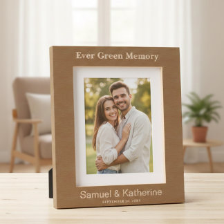 Evergreen Photo Memory Geätzte Rahmen