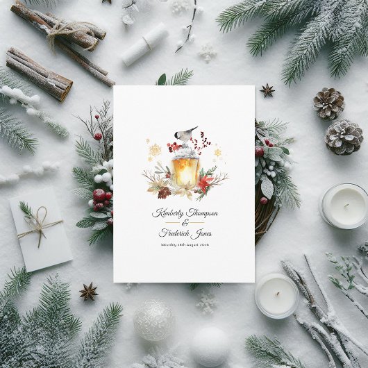 Evergreen Pine and Spruce Winter Wedding Charm Programm