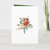 Evergreen Pine and Spruce Winter Wedding Charm Programm (Rückseite)