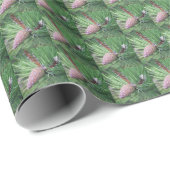 Evergreen Pine Cone Pattern Holiday Geschenkpapier (Rolleneckpunkt)