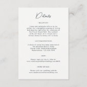 Evergreen Pine Tree Mountains Einfache Hochzeit Begleitkarte (Vorderseite)