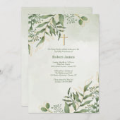 Evergreen Religious Einladung (Vorne/Hinten)