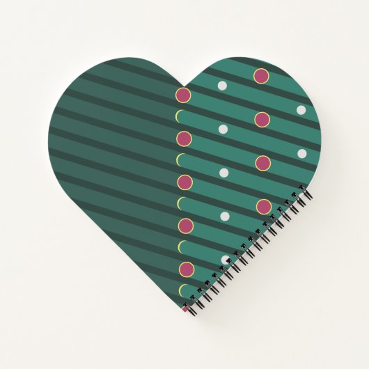 Evergreen Rhythm Diagonal Notizblock (Rückseite)