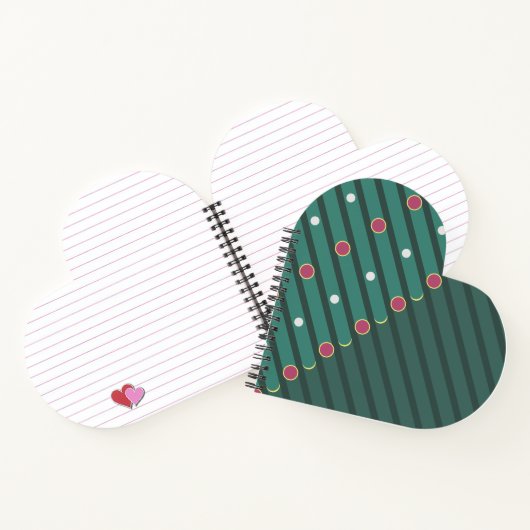 Evergreen Rhythm Diagonal Notizblock (Innenseite)