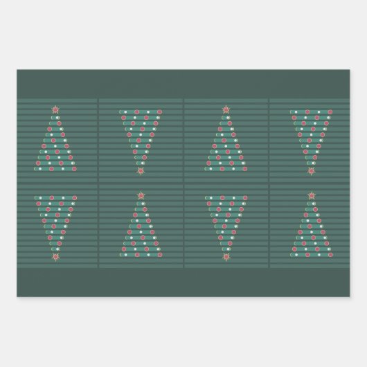 Evergreen Rhythm Geschenkpapier Set (Vorderseite 2)