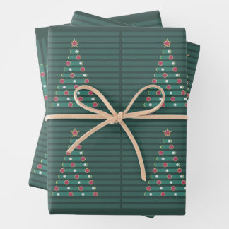 Evergreen Rhythm Geschenkpapier Set