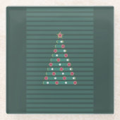 Evergreen Rhythm Glasuntersetzer (Vorderseite)