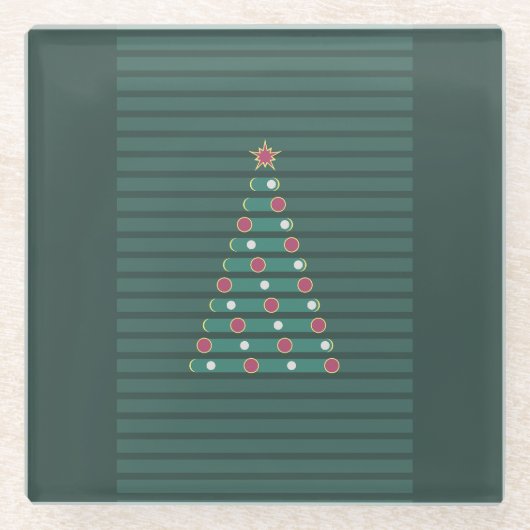 Evergreen Rhythm Glasuntersetzer (Vorderseite)