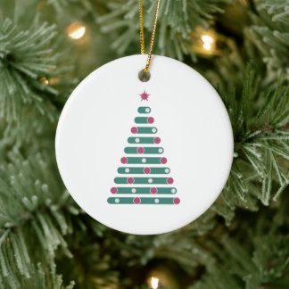 Evergreen Rhythm Keramik Ornament